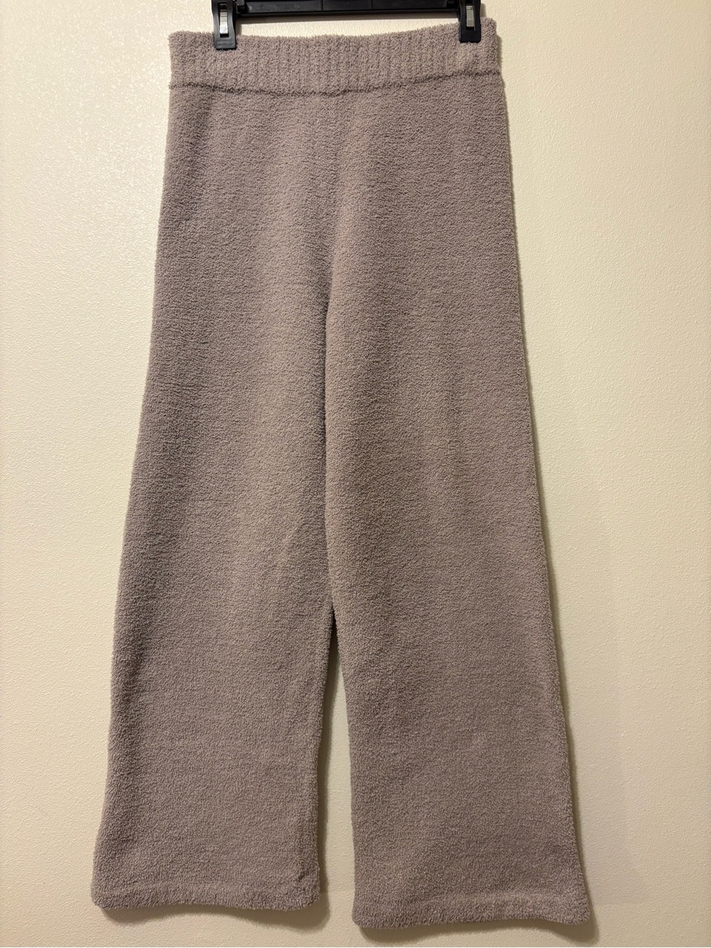 UGG Taupe Wide-Leg Knit Lounge Pants
